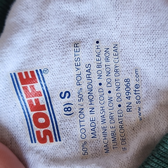 Green and White Baseball Shirt - Picture 3 of 3